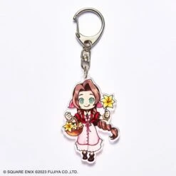 Square Enix Aerith Acrylic Keychain FINAL FANTASY VII EVER CRISIS × Peko & Poko(Aerith Acrylic Keychain Final Fantasy Vii Ever Crisis X Peko Poko)