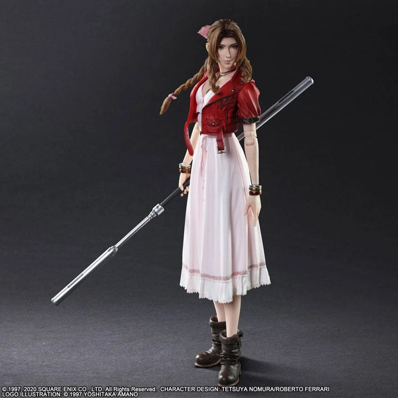 Square Enix Aerith Gainsborough PLAY ARTS Kai Figure - Final Fantasy VII Remake(Aerith Gainsborough Play Arts Kai Figure Final Fantasy Vii Remake) 6 Square Enix Aerith Gainsborough PLAY ARTS Kai Figure - Final Fantasy VII Remake(Aerith Gainsborough Play Arts Kai Figure Final Fantasy Vii Remake) - Image 4