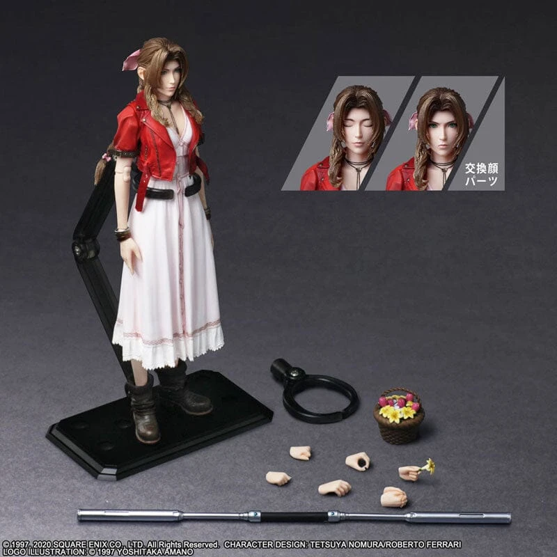 Square Enix Aerith Gainsborough PLAY ARTS Kai Figure - Final Fantasy VII Remake(Aerith Gainsborough Play Arts Kai Figure Final Fantasy Vii Remake) 9 Square Enix Aerith Gainsborough PLAY ARTS Kai Figure - Final Fantasy VII Remake(Aerith Gainsborough Play Arts Kai Figure Final Fantasy Vii Remake) - Image 7