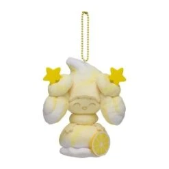 Alcremie (Milky Lemon) Mascot Plush Keychain Mawhip à La Mode(Alcremie Milky Lemon Mascot Plush Keychain Mawhip A La Mode)