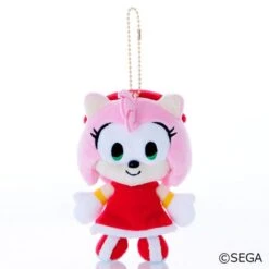 Sega Amy Mascot Plush Keychain - SONIC＆FRIENDS(Amy Mascot Plush Keychain Sonic Friends)