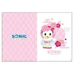 Sega Amy Winter Clothes A4 Clear File Kimono Series - SONIC & FRIENDS(Amy Winter Clothes A4 Clear File Kimono Series Sonic Friends)