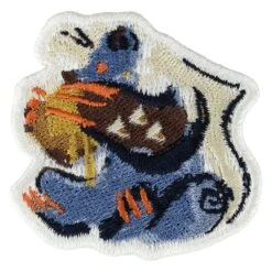 Arzuros 2way Embroidery Sticker Patch - Monster Hunter Rise(Arzuros 2way Embroidery Sticker Patch Monster Hunter Rise)