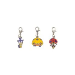 Blipbug, Dottler, Orbeetle - National Pokédex Metal Charm Keychain #824, #825, #826(Blipbug Dottler Orbeetle National Pokedex Metal Charm Keychain 824 825 826)