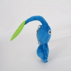 Blue Pikmin (Leaf) Mascot Plush Keychain(Blue Pikmin Leaf Mascot Plush Keychain) -ICHIBA TOYS SHOP blue pikmin leaf mascot plush keychain mascot plush keychain san ei boeki 570193