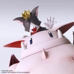 Square Enix Cait Sith & Fat Moogle BRING ARTS Figure - Final Fantasy VII(Cait Sith Fat Moogle Bring Arts Figure Final Fantasy Vii) -ICHIBA TOYS SHOP cait sith fat moogle bring arts figure final fantasy vii figure square enix 137960