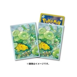 Card Sleeves Pikachu & Sprigatito (Green) - Pokémon Card Game(Card Sleeves Pikachu Sprigatito Green Pokemon Card Game)