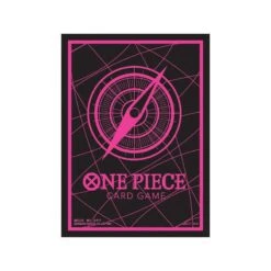 Card Sleeves Vol.6 Compass Black & Pink One Piece Card Game(Card Sleeves Vol 6 Compass Black Pink One Piece Card Game)