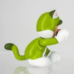 Cat Luigi Figure FCM-018 Super Mario Figure Collection(Cat Luigi Figure Fcm 018 Super Mario Figure Collection) -ICHIBA TOYS SHOP cat luigi figure fcm 018 super mario figure collection figure san ei boeki 947613