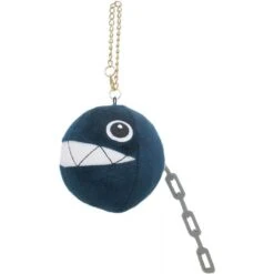 Chain Chomp Mascot Plush Keychain MM09 Super Mario ALL STAR COLLECTION MASCOT(Chomp Mascot Plush Keychain Super Mario All Star Collection)