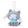 Cinnamoroll Dressed Up Cat Mascot Plush Keychain - Sanrio Characters(Cinnamoroll Dressed Up Cat Mascot Plush Keychain Sanrio Characters) -ICHIBA TOYS SHOP cinnamoroll dressed up cat mascot plush keychain sanrio characters mascot plush keychain sanrio 707009