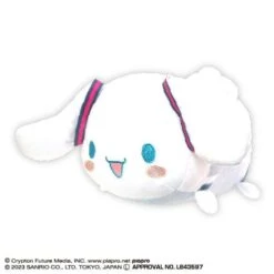 Cinnamoroll Potekoro Mascot Plush BIG D (Hatsune Miku Outfit) Msize D "Hatsune Miku X Cinnamoroll"(Cinnamoroll Potekoro Mascot Plush Big D Hatsune Miku Outfit Msize D Hatsune Miku X Cinnamoroll)