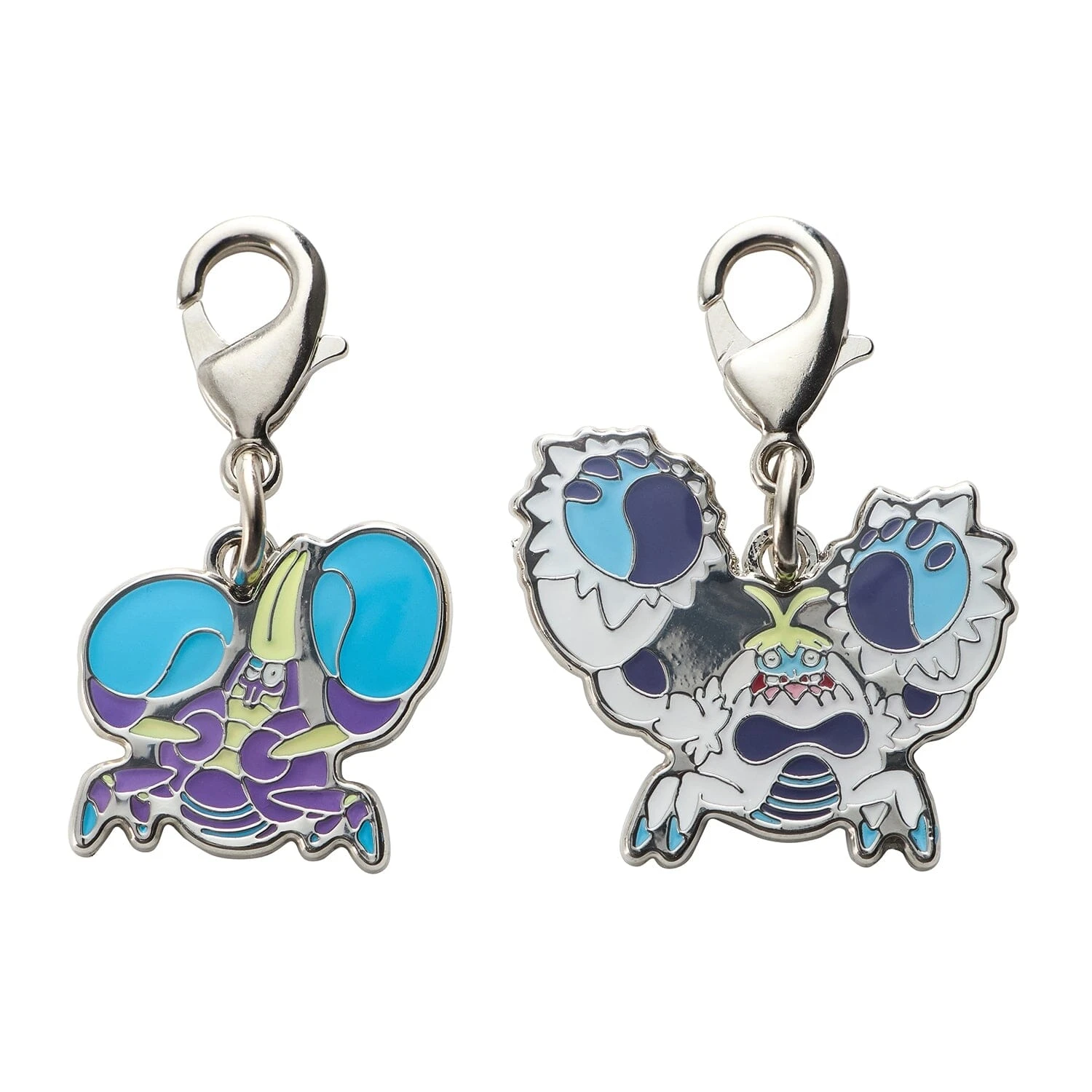 Crabrawler, Crabominable - National Pokédex Metal Charm Keychain #739, #740(Crabrawler Crabominable National Pokedex Metal Charm Keychain 739 740) 3 Crabrawler, Crabominable - National Pokédex Metal Charm Keychain #739, #740(Crabrawler Crabominable National Pokedex Metal Charm Keychain 739 740)