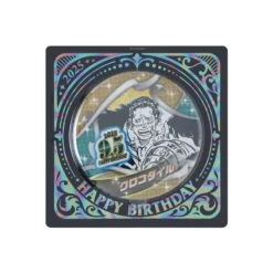 Crocodile Birthday Tin Badge - ONE PIECE(Crocodile Birthday Tin Badge One Piece)