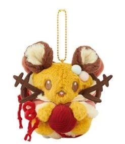 Dedenne Mascot Plush Keychain - Pokémon Heartwarming Christmas(Dedenne Mascot Plush Keychain Pokemon Heartwarming Christmas)