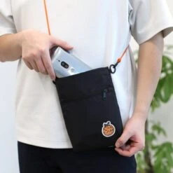 Devil Fruit FLAME-FLAME SACOCHE Black/Orange - ONE PIECE(Devil Fruit Flame Flame Sacoche Black Orange One Piece) -ICHIBA TOYS SHOP devil fruit flame flame sacoche blackorange one piece pouch bag toei animation 944406