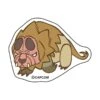 CAPCOM Doshaguma MonDefo Diecut Sticker - Monster Hunter(Doshaguma Mondefo Diecut Sticker Monster Hunter)
