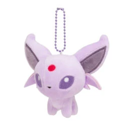 Espeon Motchiri (chubby) Mascot Plush Keychain Pokémon Dolls(Espeon Motchiri Chubby Mascot Plush Keychain Pokemon Dolls)