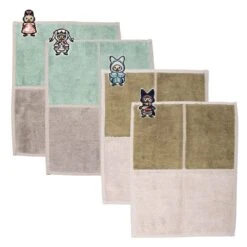 Felyne (Tobikachi Equipment) Embroidery Hand Towel - Monster Hunter Rise(Felyne Embroidery Hand Towel Monster Hunter Rise) -ICHIBA TOYS SHOP felyne tobikachi equipment embroidery hand towel monster hunter rise towel cotton grapht 300346