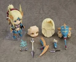 GOOD SMILE COMPANY Female Hunter (Zinogre Alpha Armor - "α Ver. DX")Nendoroid Figure (No.1407‐DX) Monster Hunter World: Iceborne(Female Hunter Zinogre Alpha Armor A Ver Dx Nendoroid Figure No 1407 Dx Monster Hunter World Iceborne) -ICHIBA TOYS SHOP female hunter zinogre alpha armor a ver dx nendoroid figure no1407 dx monster hunter world iceborne figure good smile company 966481