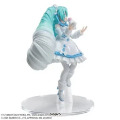 Sega Hatsune Miku Figure Series Luminasta "Hatsune Miku X Cinnamoroll" (White Dress Ver.)(Hatsune Miku Figure Series Luminasta Hatsune Miku X Cinnamoroll White Dress Ver) -ICHIBA TOYS SHOP hatsune miku figure series luminasta hatsune miku x cinnamoroll white dress ver figure sega 365922