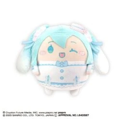 Hatsune Miku Fuwakororin Plush BIG E (Cinnamoroll Outfit) "Hatsune Miku X Cinnamoroll"(Hatsune Miku Fuwakororin Plush Big E Cinnamoroll Outfit Hatsune Miku X Cinnamoroll)