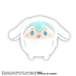 Hatsune Miku Fuwakororin Plush (Cinnamoroll Costume) Msize F "Hatsune Miku X Cinnamoroll"(Hatsune Miku Fuwakororin Plush Cinnamoroll Costume Msize F Hatsune Miku X Cinnamoroll)