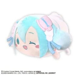Hatsune Miku Potekoro Mascot Plush BIG E (Cinnamoroll Costume) "Hatsune Miku X Cinnamoroll"(Hatsune Miku Potekoro Mascot Plush Big E Cinnamoroll Costume Hatsune Miku X Cinnamoroll)