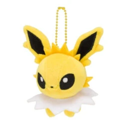 Jolteon Motchiri (chubby) Mascot Plush Keychain Pokémon Dolls(Jolteon Motchiri Chubby Mascot Plush Keychain Pokemon Dolls)