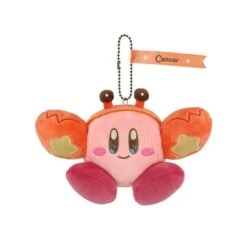 Kirby Zodiac Sign Cancer Mascot Plush Keychain KIRBY Horoscope Collection(Kirby Zodiac Sign Cancer Mascot Plush Keychain Kirby Horoscope Collection)