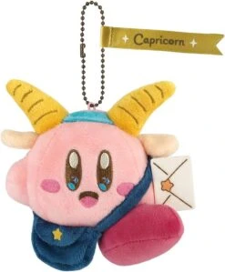 Kirby Zodiac Sign Capricorn Mascot Plush Keychain Kirby Horoscope Collection(Kirby Zodiac Sign Capricorn Mascot Plush Keychain Kirby Horoscope Collection)