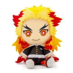 Kyōjurō Rengoku Chibi Plush Demon Slayer: Kimetsu No Yaiba(Kyojuro Rengoku Chibi Plush Demon Slayer Kimetsu No Yaiba)