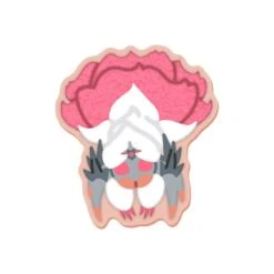 CAPCOM Lala Barina MonDefo Sagara Embroidery Sticker - Monster Hunter(Lala Barina Mondefo Sagara Embroidery Sticker Monster Hunter)