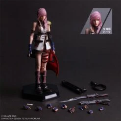 Square Enix Lightning PLAY ARTS SHIN Figure - Final Fantasy XIII(Lightning Play Arts Shin Figure Final Fantasy Xiii) -ICHIBA TOYS SHOP lightning play arts shin figure final fantasy xiii figure square enix 114031