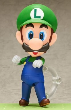 GOOD SMILE COMPANY Luigi Nendoroid Figure (No.393) Super Mario(Luigi Nendoroid Figure No 393 Super Mario)