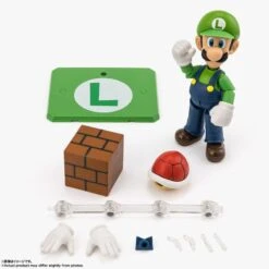 Luigi S.H.Figuarts Figure - Super Mario(Luigi S H Figuarts Figure Super Mario) -ICHIBA TOYS SHOP luigi shfiguarts figure super mario figure bandai namco 750953