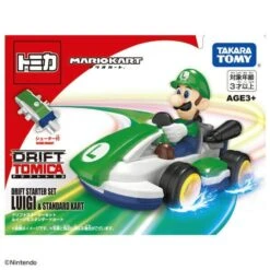 Luigi & Standard Kart Drift Starter Set - Drift TOMICA X Mario Kart(Luigi Standard Kart Drift Starter Set Drift Tomica X Mario Kart) -ICHIBA TOYS SHOP luigi standard kart drift starter set drift tomica x mario kart figure takara tomy 938400