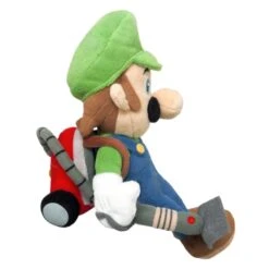 Luigi With Poltergust Plush - Luigi's Mansion 2 HD(Luigi With Poltergust Plush Luigis Mansion 2 Hd) -ICHIBA TOYS SHOP luigi with poltergust plush luigis mansion 2 hd plush san ei boeki 667057