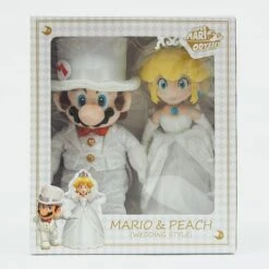Mario And Peach (Wedding Style) Plush Set - Super Mario Odyssey(Mario And Peach Wedding Style Plush Set Super Mario Odyssey)