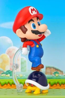 GOOD SMILE COMPANY Mario Nendoroid Figure (No.425) Super Mario(Mario Nendoroid Figure No 425 Super Mario) -ICHIBA TOYS SHOP mario nendoroid figure no425 super mario figure good smile company 655202