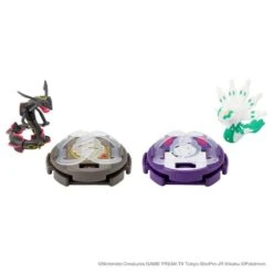 MONCOLLÉ Figure Battle Shiny (Black) Rayquaza VS Shiny (White) Zygarde (50% Forme)(Moncolle Figure Battle Shiny Black Rayquaza Vs Shiny White Zygarde 50 Forme) -ICHIBA TOYS SHOP moncolle figure battle shiny black rayquaza vs shiny white zygarde 50 forme figure takara tomy 201018