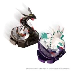 MONCOLLÉ Figure Battle Shiny (Black) Rayquaza VS Shiny (White) Zygarde (50% Forme)(Moncolle Figure Battle Shiny Black Rayquaza Vs Shiny White Zygarde 50 Forme)