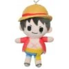 Monkey D. Luffy Mascot Plush Keychain Petit Fuwa ONE PIECE(Monkey D Luffy Mascot Plush Keychain Petit Fuwa One Piece)