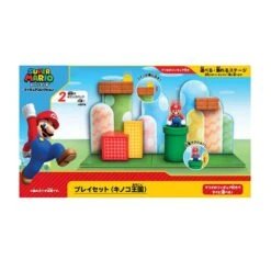 Mushroom Kingdom Figure Play Set FPS-001 Super Mario Figure Collection(Mushroom Kingdom Figure Play Set Fps 001 Super Mario Figure Collection) -ICHIBA TOYS SHOP mushroom kingdom figure play set fps 001 super mario figure collection figure san ei boeki 998089