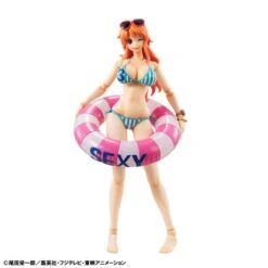 MegaHouse Nami (Summer Vacation) Action Figure Variable Action Heroes - ONE PIECE(Nami Summer Vacation Action Figure Variable Action Heroes One Piece)
