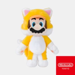 NINTENDO Neko (cat) Mario Mascot Plush Keychain Super Mario(Neko Cat Mario Mascot Plush Keychain Super Mario)