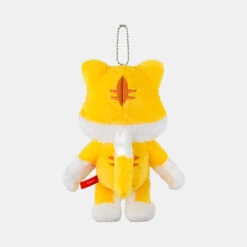 NINTENDO Neko (cat) Mario Mascot Plush Keychain Super Mario(Neko Cat Mario Mascot Plush Keychain Super Mario) -ICHIBA TOYS SHOP neko cat mario mascot plush keychain super mario keychain nintendo 660172