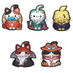 MegaHouse ONE PIECE MEGA CAT PROJECT Rubber Clip Tsumameru Nyan Piece Nyaan! (5Pcs/BOX)(One Piece Mega Cat Project Rubber Clip Tsumameru Nyan Piece Nyaan 5pcs Box)