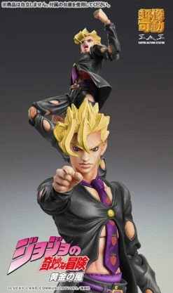 Pannacotta Fugo (Ver.BLACK) Super Action Statue Figure - JoJo's Bizarre Adventure Part.V (Golden Wind)(Pannacotta Fugo Ver Black Super Action Statue Figure Jojos Bizarre Adventure Part V Golden Wind) -ICHIBA TOYS SHOP pannacotta fugo verblack super action statue figure jojos bizarre adventure partv golden wind figure medicos entertainment 617501