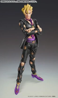 Pannacotta Fugo (Ver.BLACK) Super Action Statue Figure - JoJo's Bizarre Adventure Part.V (Golden Wind)(Pannacotta Fugo Ver Black Super Action Statue Figure Jojos Bizarre Adventure Part V Golden Wind) -ICHIBA TOYS SHOP pannacotta fugo verblack super action statue figure jojos bizarre adventure partv golden wind figure medicos entertainment 661896